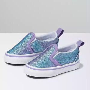 Vans Slip On V shoe ombré glitter